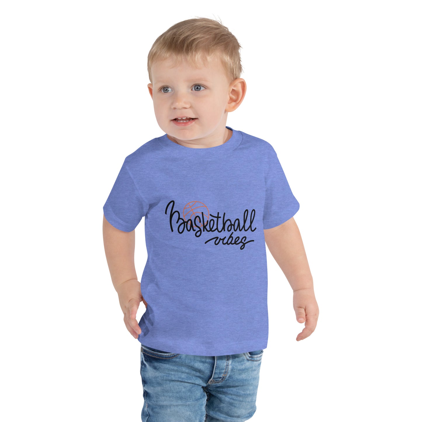 Basketball Vibes Toddler Short Sleeve Tee