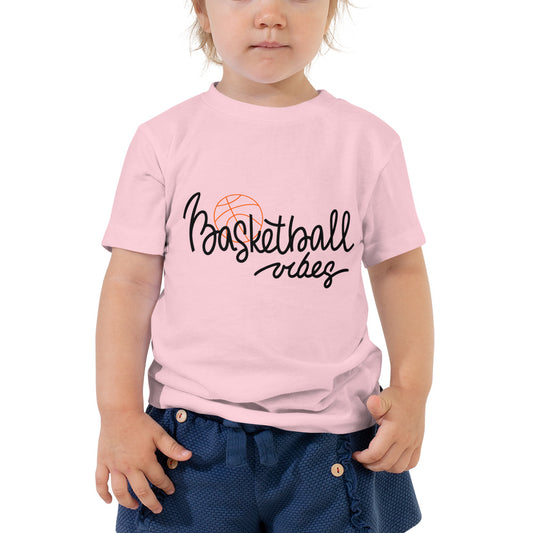 Basketball Vibes Toddler Short Sleeve Tee